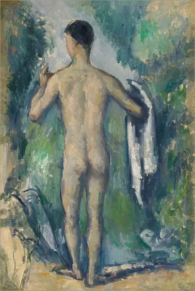 Standing Bather, Seen from the Back, 1879-82 (oil on canvas)