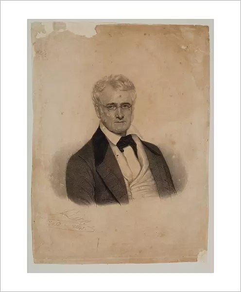 Portrait of a Man (George Strawbridge), 1847 (lithograph)