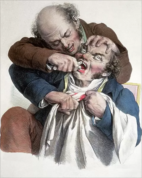 Tooth puller, c. 1800 (print)
