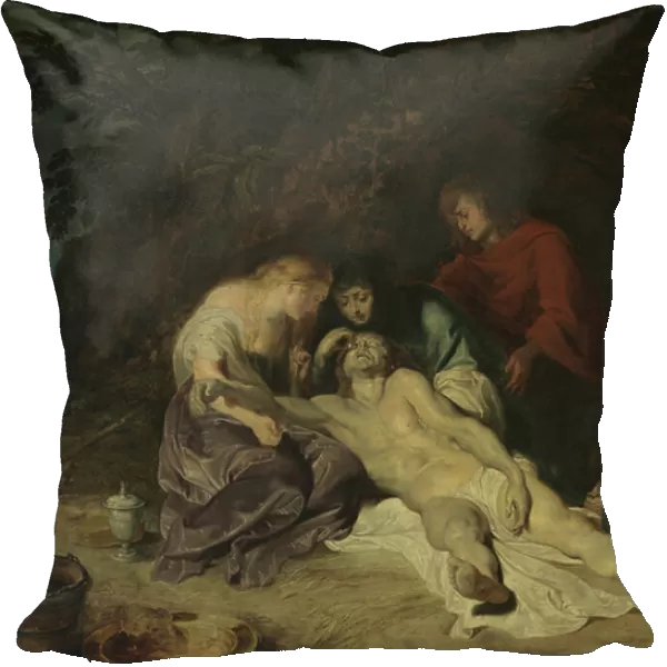 Lamentation over the Dead Christ with St. John and the Holy Women, 1614 (oil on panel)