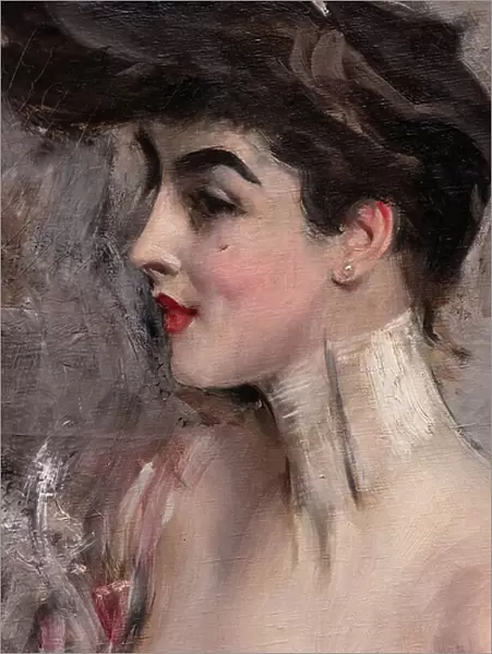 Madame X with a pearl collier, detail, 1904 (oil on canvas)