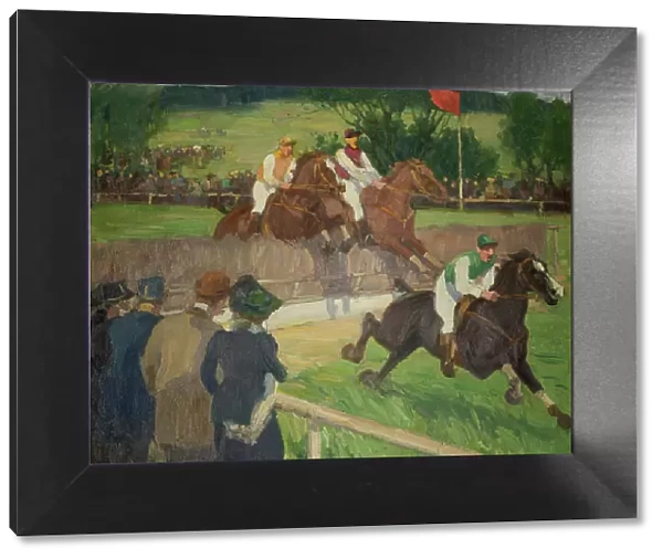 Horse Racing, 1906 (oil on canvas)