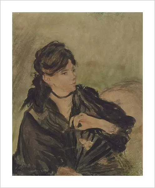 Berthe Morisot with a Fan, 1922 (collotype)