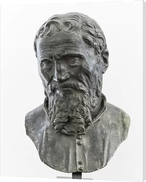 Portrait of Michelangelo Buonarroti, 1544-1566 (bronze)