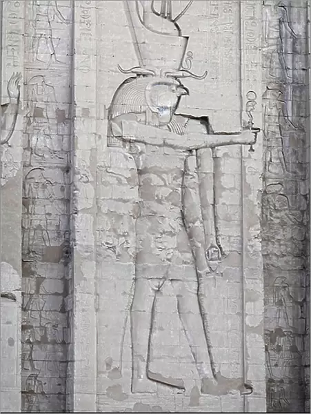 Horus, Pschent's headdress, Horus temple, Edfu