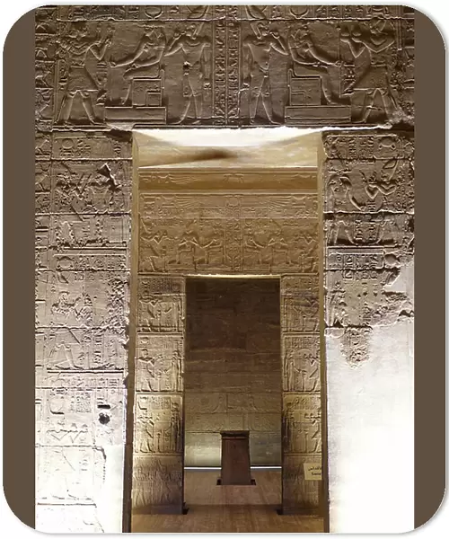 Interior of the Philae Temple (photo)