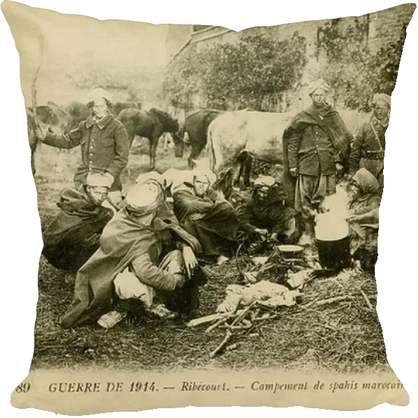 World War 1: Encampment of Morrocan Spahis