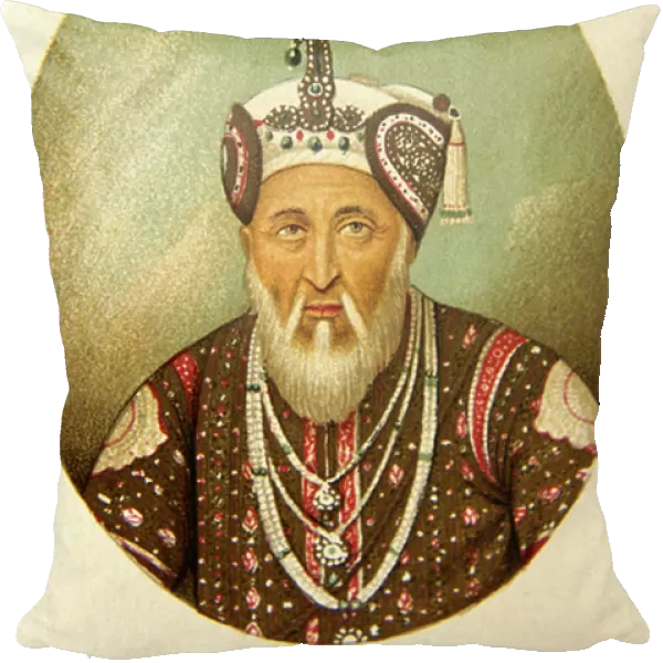 Portrait of Mughal Emperor Akbar Shah, India