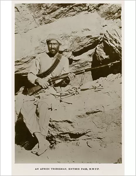 Afghan tribesman, Khyber Pass