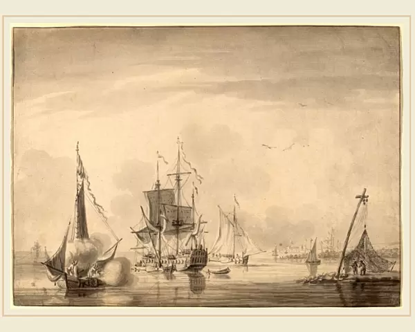 John Greenwood, Harbor Scene, American, 1727-1792, c