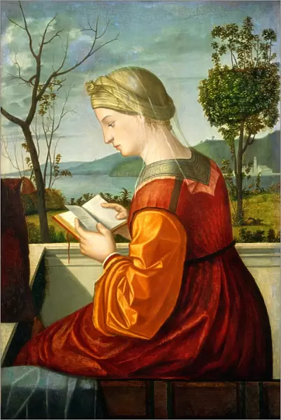 Vittore Carpaccio (Italian, c. 1465-1525-1526), The Virgin Reading, c