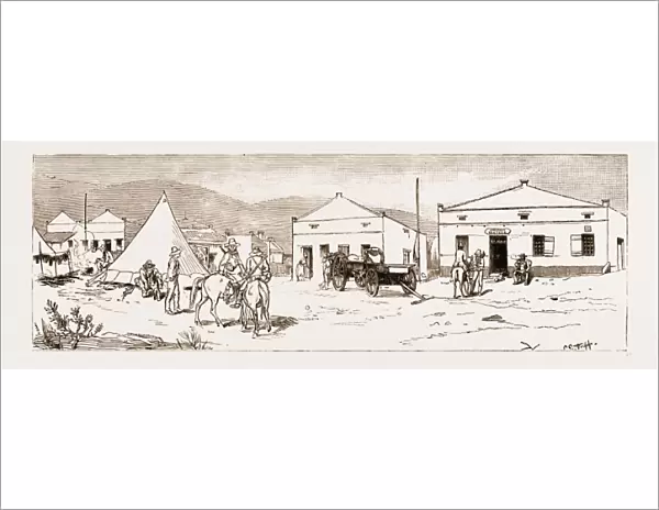 The Revolt in the Transvaal, South Africa, 1881: Offices of the Boer Landrost, Heidelberg