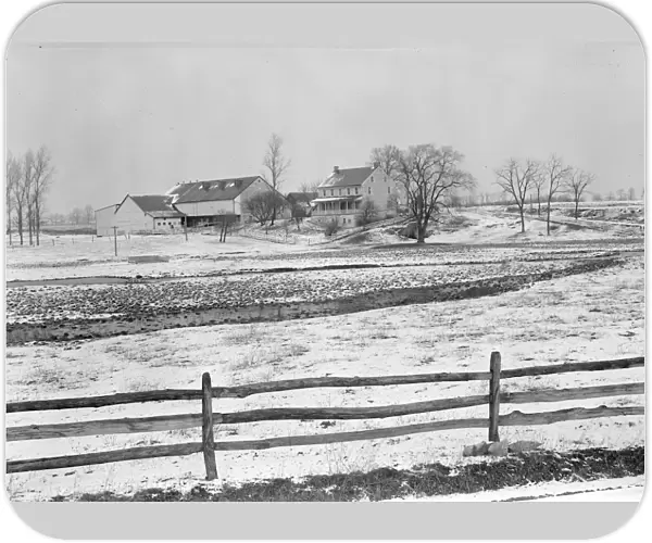 Lancaster, Pennsylvania - Housing. Adjoining farms on side road near Petersburg, 1936
