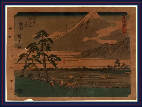 1797-1858 18. 3 1848 1854 25. 6 Ando Fuji Hara