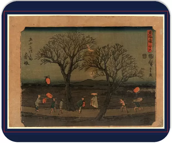1797-1858 18. 4 1848 1854 25. 7 Akasaka Ando Hiroshige