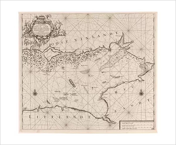 Map of the eastern part of the Gulf of Finland, Johannes van Keulen (I), unknown