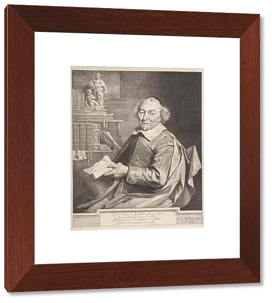 Portrait of Joost van den Vondel, Cornelis Visscher II, Prudenter, Constantijn Huygens I