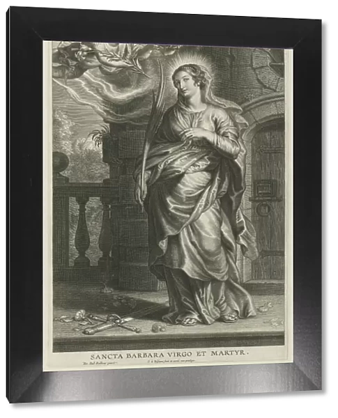 Saint Barbara as martyr, Schelte Adamsz. Bolswert, 1596 - 1659