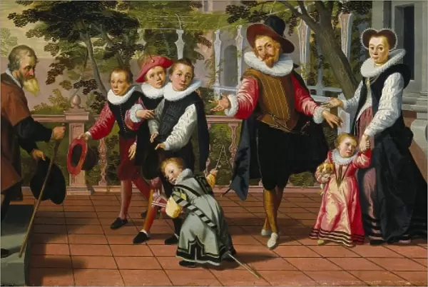 Rich Children, Poor Parents, Aert Pietersz. Pieter Pietersz. I, 1599