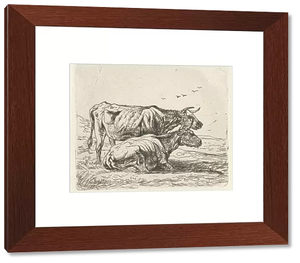 Two cows, Ernst Willem Jan Bagelaar, Aelbert Cuyp, 1814