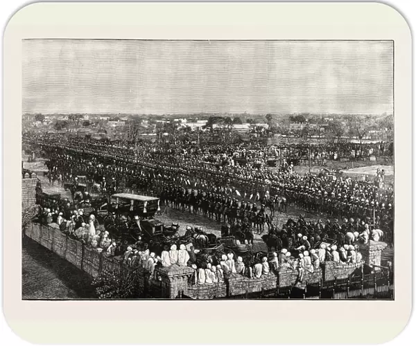 The Grand Durbar at Rawul Pindi: Arrival of the Viceroy of India, 1885