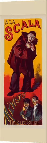 Poster for les representations de Mevisto a la Scala. Luce, Maximilien (1858-1941)