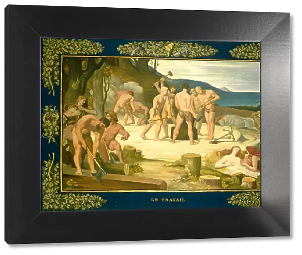 Pierre Puvis de Chavannes, French (1824-1898), Work, c. 1863, oil on canvas