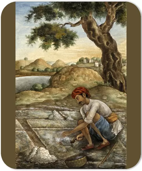 Caste of salt-diggers. Tashrih al-aqvam, an account of origins and occupations of