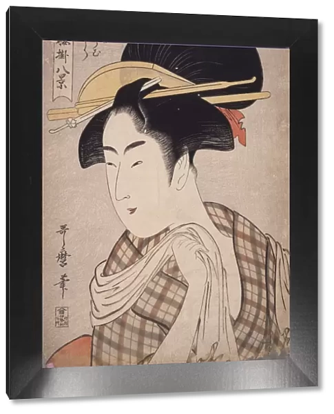 Tenugui] = [Hand-towel], Kitagawa, Utamaro (1753?-1806), (Artist), Date Created: ca