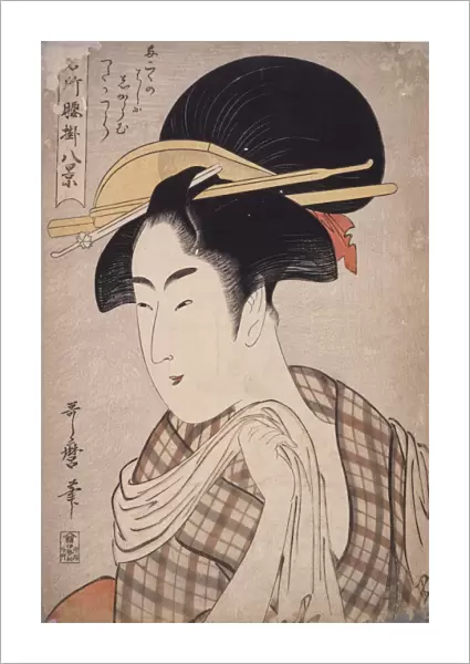 Tenugui] = [Hand-towel], Kitagawa, Utamaro (1753?-1806), (Artist), Date Created: ca