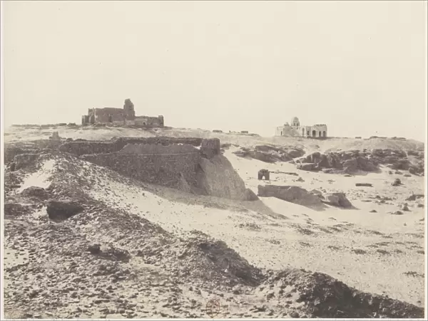 Assouan Ruines de l Ancienne Enciente Arabe au Sud-Est la Ville