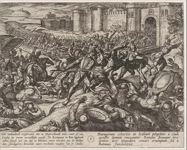 Plate 9 Romans Defeated Dutch Troops Bonna War