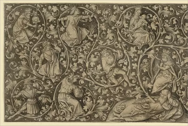 Ornamental Engraving, Tree, Jesse, Israhel van Meckenem, German, Meckenem ca