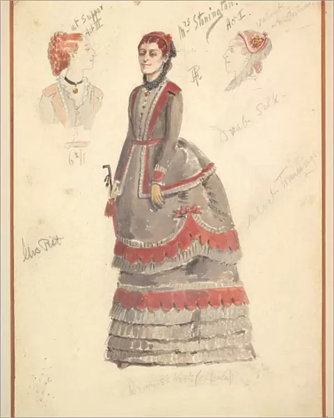 Costume Designs Mrs Stonington Act I III 1901