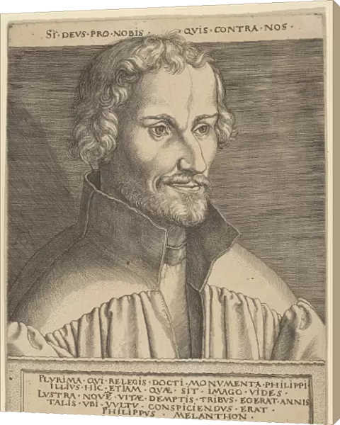 Philip Melanchthon 1540 Engraving Sheet 6 13  /  16