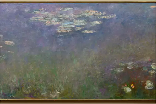 Water Lilies Agapanthus 1915-1926 Claude Monet