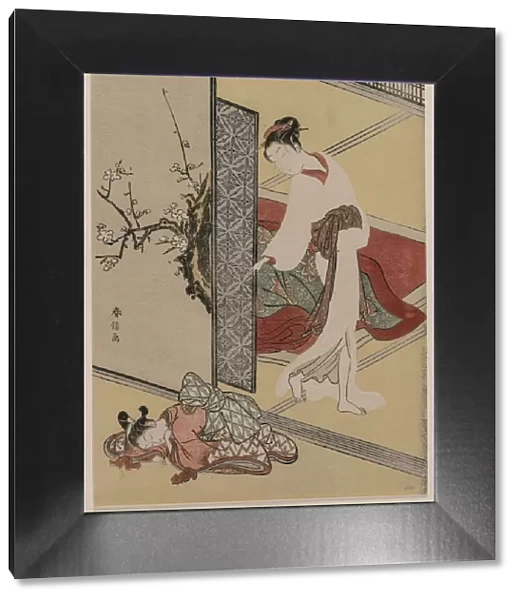 Courtesan Sleeping Attendant late 1760s Suzuki Harunobu