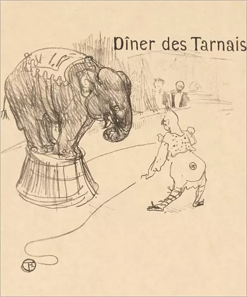 Menu Dinner Tarnais Diner des Tarnais 1896