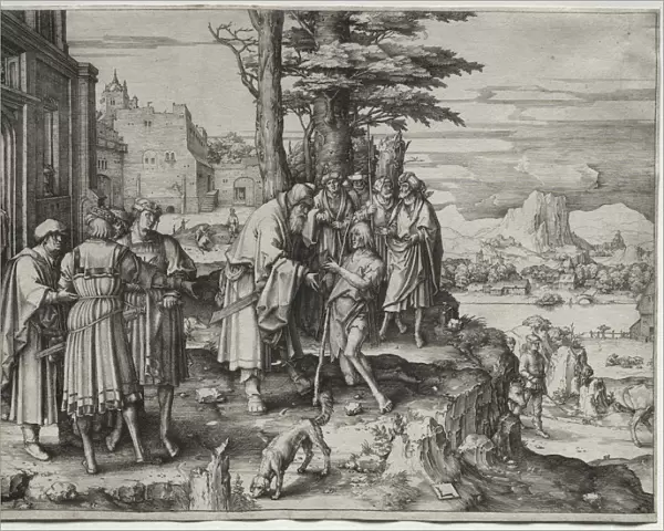 Return Prodigal Son 1510 Lucas van Leyden Dutch