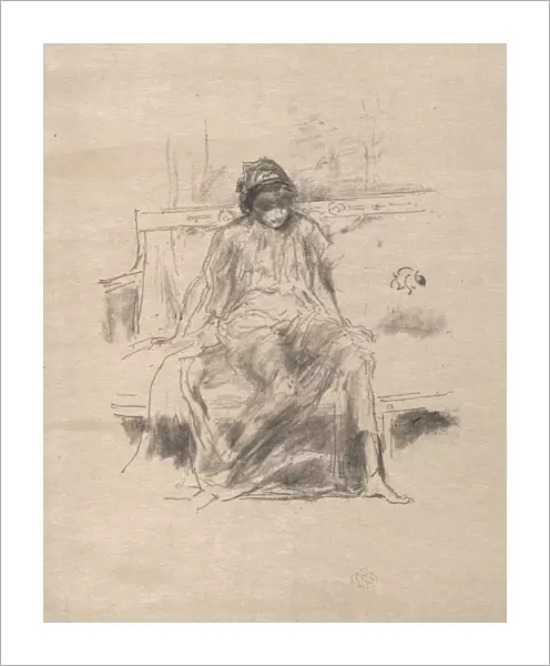 Draped Figure Seated 1893 James McNeill Whistler