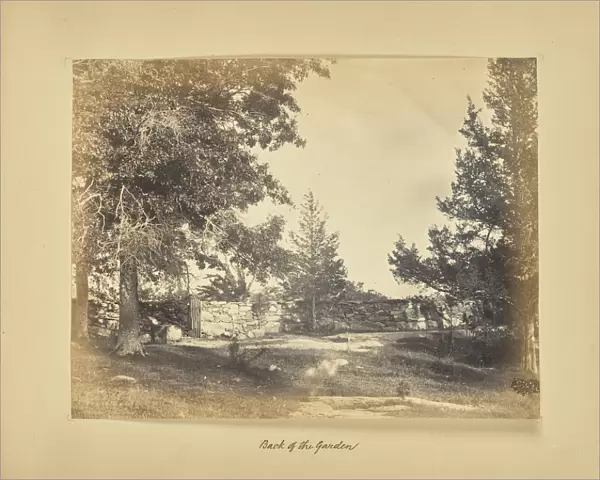 Back Garden Alfred Booth English 1834 1914 Thomas E