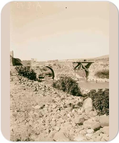Northern views Bridge Jordan Jisr Banat Yacoub