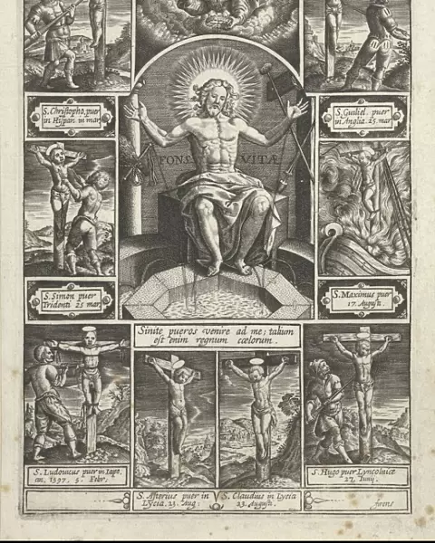 Christ Man Sorrows Devotion prints series title