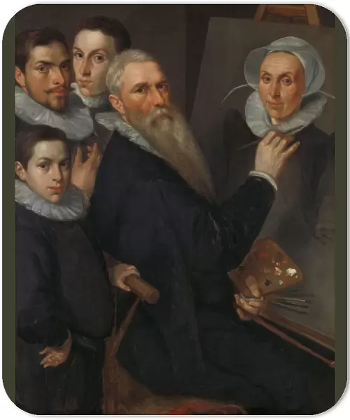 Self Portrait Painter Family Painter Jacob Willemsz