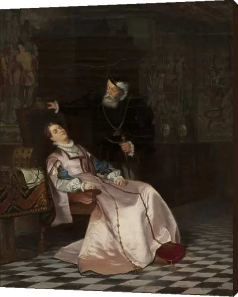 Hugo Salmson Gustav Vasa finds mate Katarina Stenbock asleep