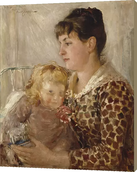 Ernst Josephson Mother Child Wife Daughter Artist Allan A-sterlind