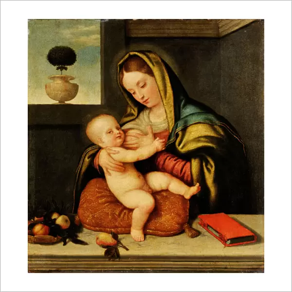 Madonna lactans c. 1560 oil canvas 70 x 66 cm