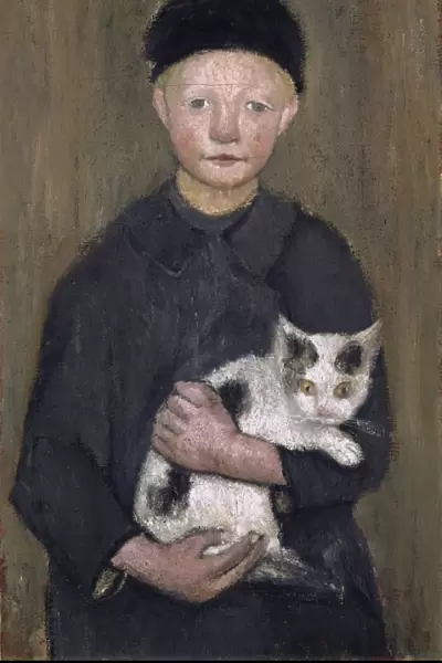 Boy Cat c. 1903 oil canvas 70. 4 x 45. 2 cm unsigned