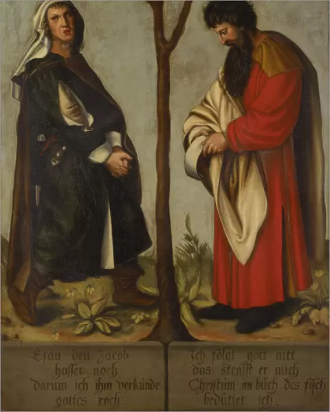 prophets Obadja Jonas oil canvas 104 x 76. 5 cm