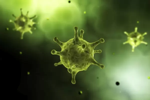 Conceptual image of common virus